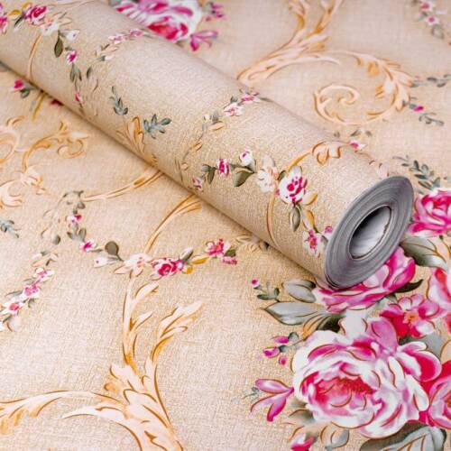 HOMEMATES Self-Adhesive Waterproof Wallpaper PVC Floral Wall Sticker (45 X 304 Cm)