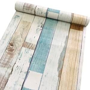 HOMEMATES Self-Adhesive Waterproof Vinyl Wallpaper for Furniture, Doors, and Desktops 45 X 304 CM (Wooden)