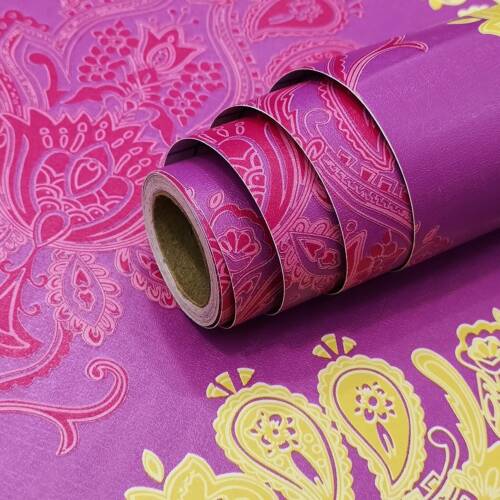 HOMEMATES Self-Adhesive Waterproof Vinyl Wallpaper for Furniture, Doors, and Desktops 45 X 304 CM (Demask)