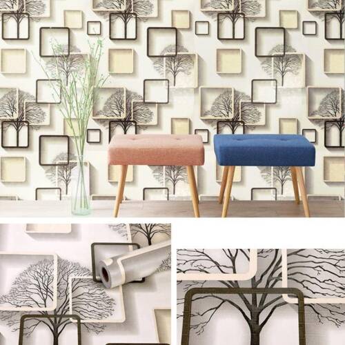 HOMEMATES Self-Adhesive Waterproof Vinyl Wallpaper for Furniture, Doors, and Desktops 45 X 304 CM (3D-Style)