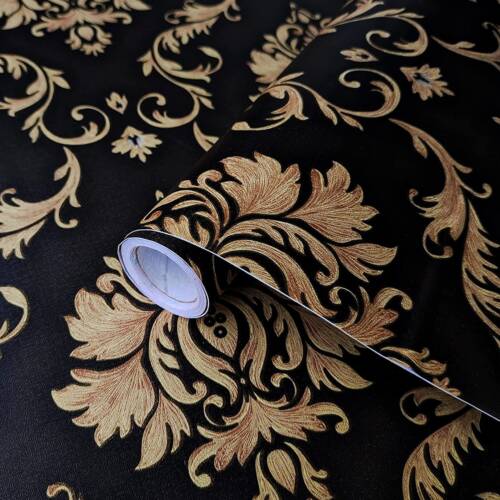 HOMEMATES Self-Adhesive Waterproof Vinyl Wallpaper for Furniture, Doors, and Desktops 45 X 304 CM (Royal Black)