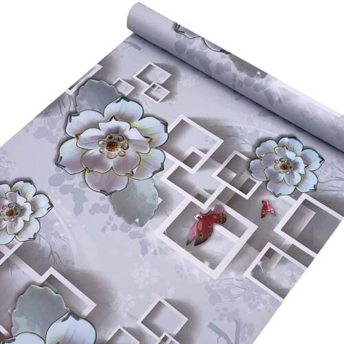 HOMEMATES Self-Adhesive Waterproof Vinyl Wallpaper for Furniture, Doors, and Desktops 45 X 304 CM (3D Style -2)