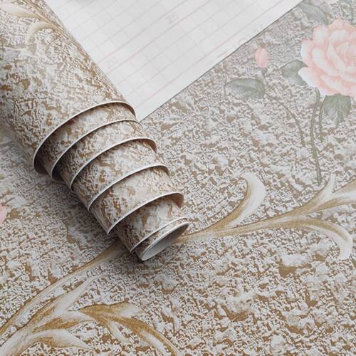 HOMEMATES Self-Adhesive Waterproof Vinyl Wallpaper for Furniture, Doors, and Desktops 45 X 304 CM (Flower Style-3)