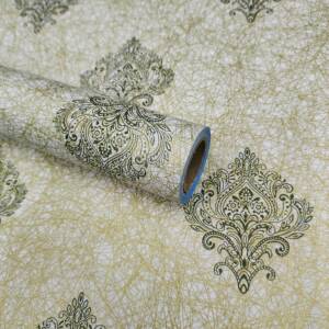 HOMEMATES Self-Adhesive Waterproof Vinyl Wallpaper for Furniture, Doors, and Desktops 45 X 304 CM (Demask-Style-1)