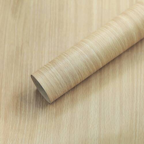 HOMEMATES Self-Adhesive Waterproof Vinyl Wallpaper for Furniture, Doors, and Desktops 45 X 304 CM (Grain Wood)