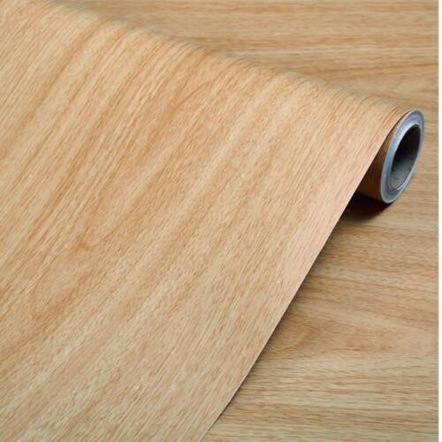 HOMEMATES Self-Adhesive Waterproof Vinyl Wallpaper for Furniture, Doors, and Desktops 30 X 304 CM (L Ash Brown)