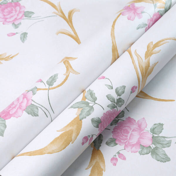HOMEMATES Self-Adhesive Waterproof Vinyl Wallpaper for Furniture, Doors, and Desktops 45 X 304 CM (Flower Style-1) - Image 2