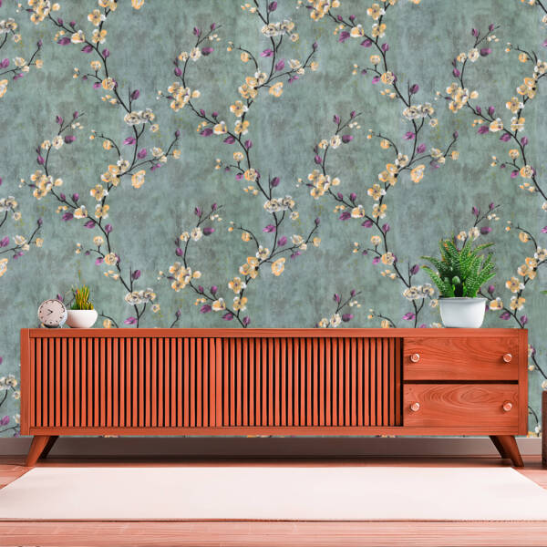 HOMEMATES Self-Adhesive Waterproof Vinyl Wallpaper for Furniture, Doors, and Desktops 45 X 304 CM (Flower Style-2) - Image 6